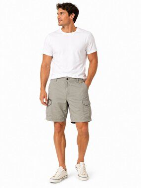 Field & Stream Khaki Cargo Shorts Mens 36 Outdoor Hiking Utility Casual